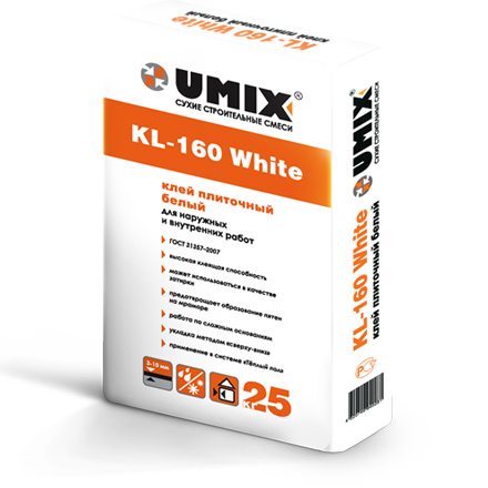 Клеевая смесь KL-160 White