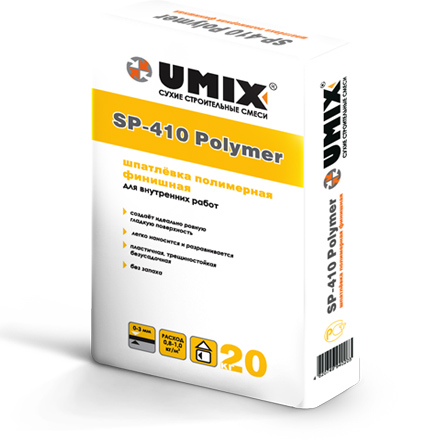 Финишная полимерная шпатлевка SP-410 Polymer